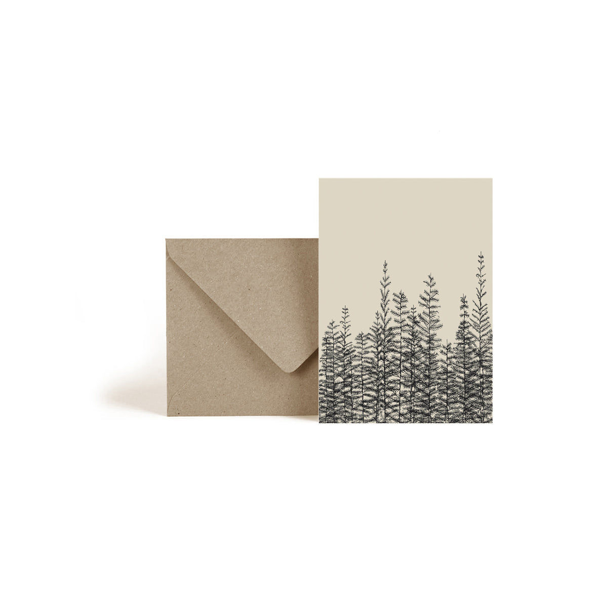 Notecard Pinetrees, Esther Schuivens