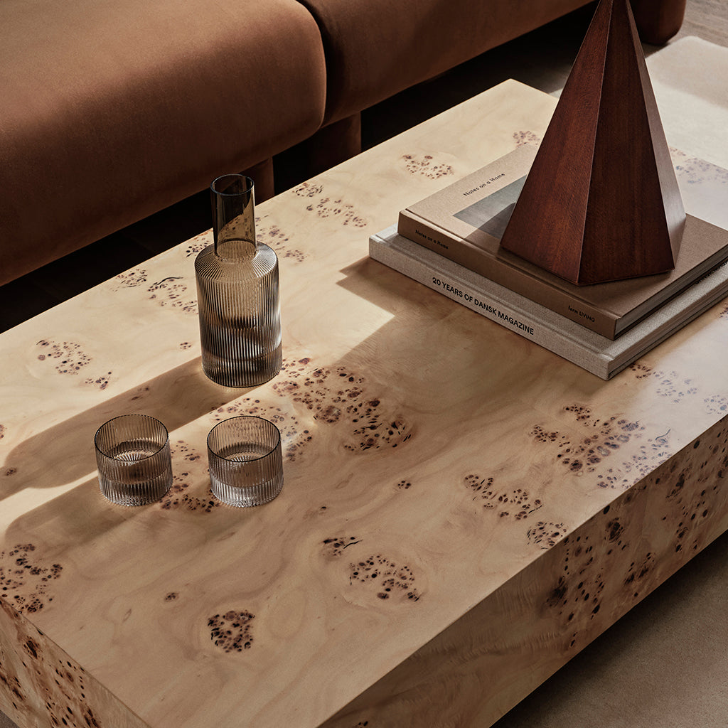 Ripple Carafe Smoked Grey, Ferm Living