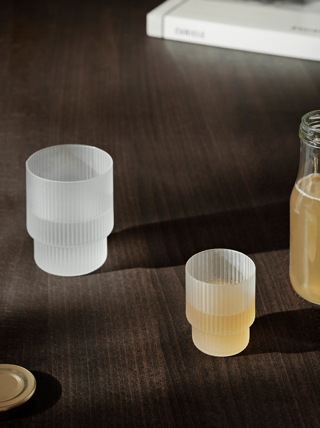 Ripple Glasses Small Frosted, Ferm Living