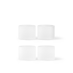 Ripple Low Glasses Frosted,  Ferm Living