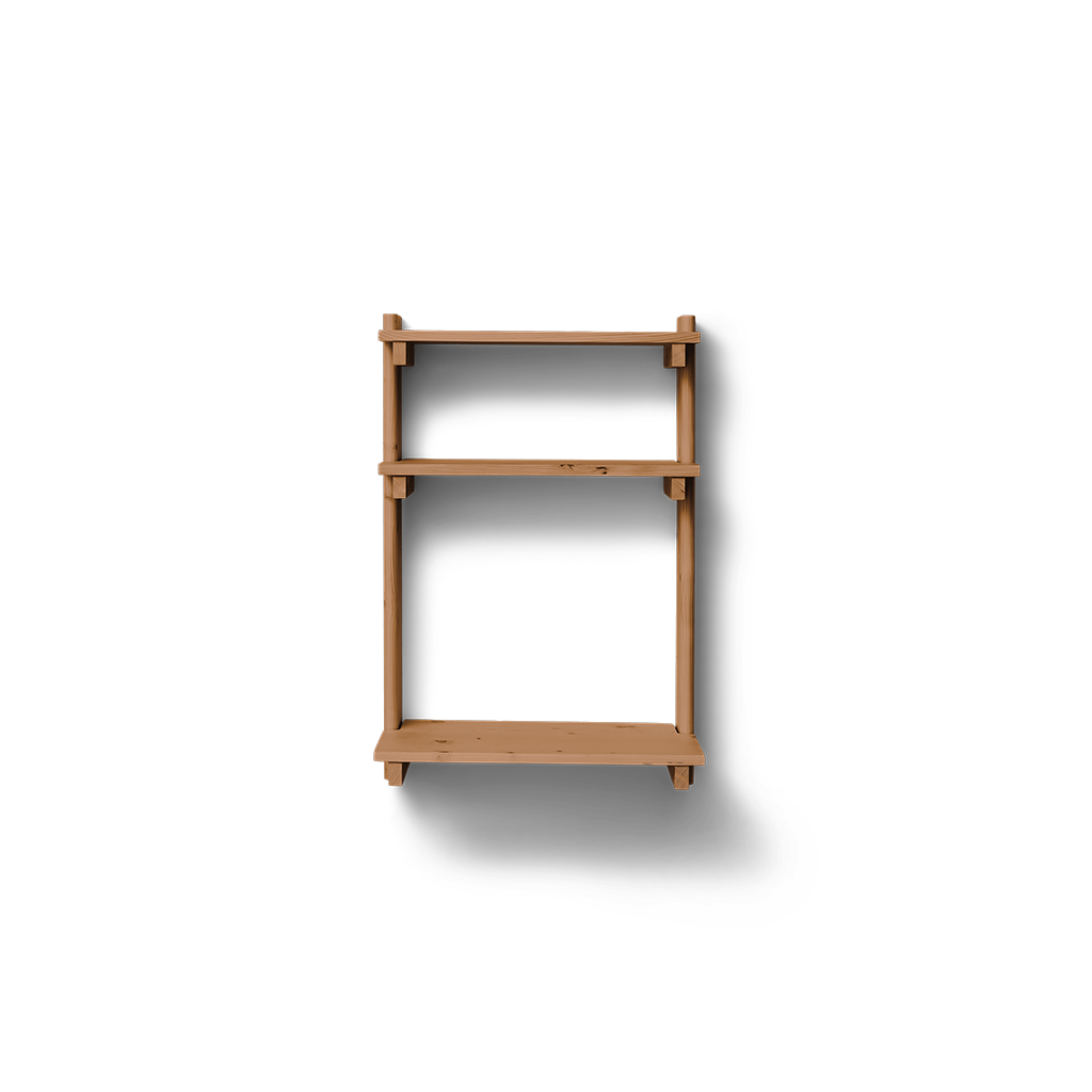 Beam Office Shelf 3 Deep Brown, Form & Refine