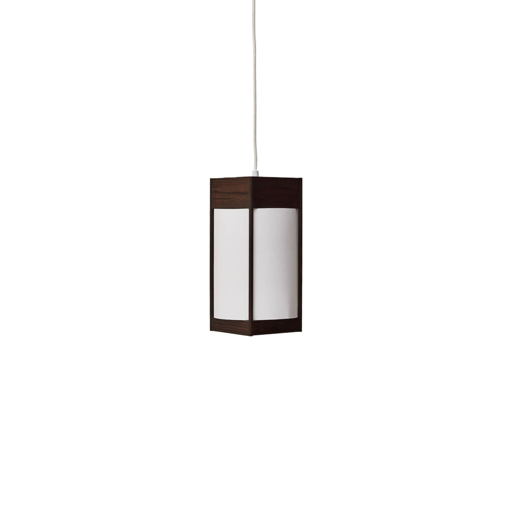 Andon Pendant Medium Dark Brown Ash, Form & Refine