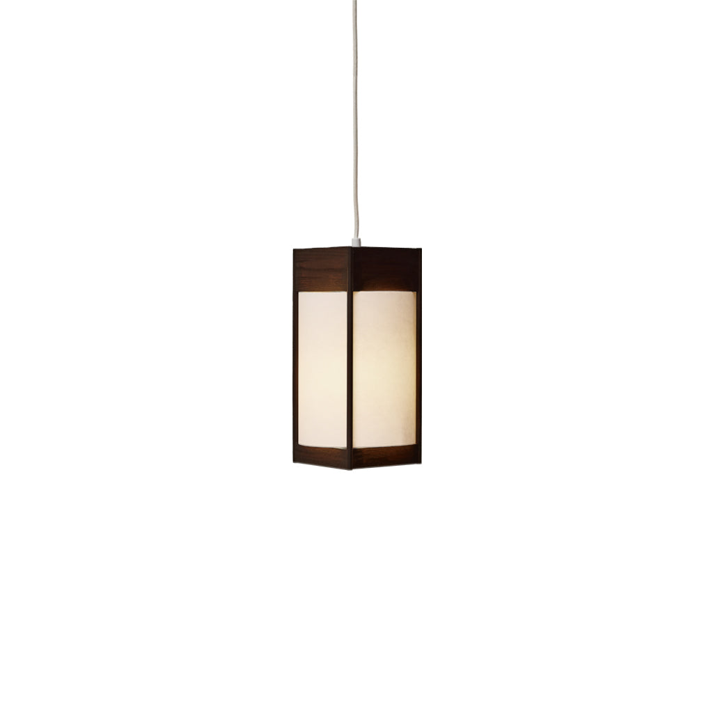 Andon Pendant Medium Dark Brown Ash, Form & Refine