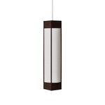 Andon Pendal Long Dark Brown Ash, Form & Refine