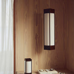 Andon Pendal Long Dark Brown Ash, Form & Refine