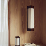 Andon Pendal Long Dark Brown Ash, Form & Refine