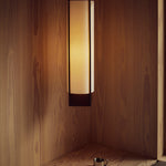 Andon Pendal Long Dark Brown Ash, Form & Refine