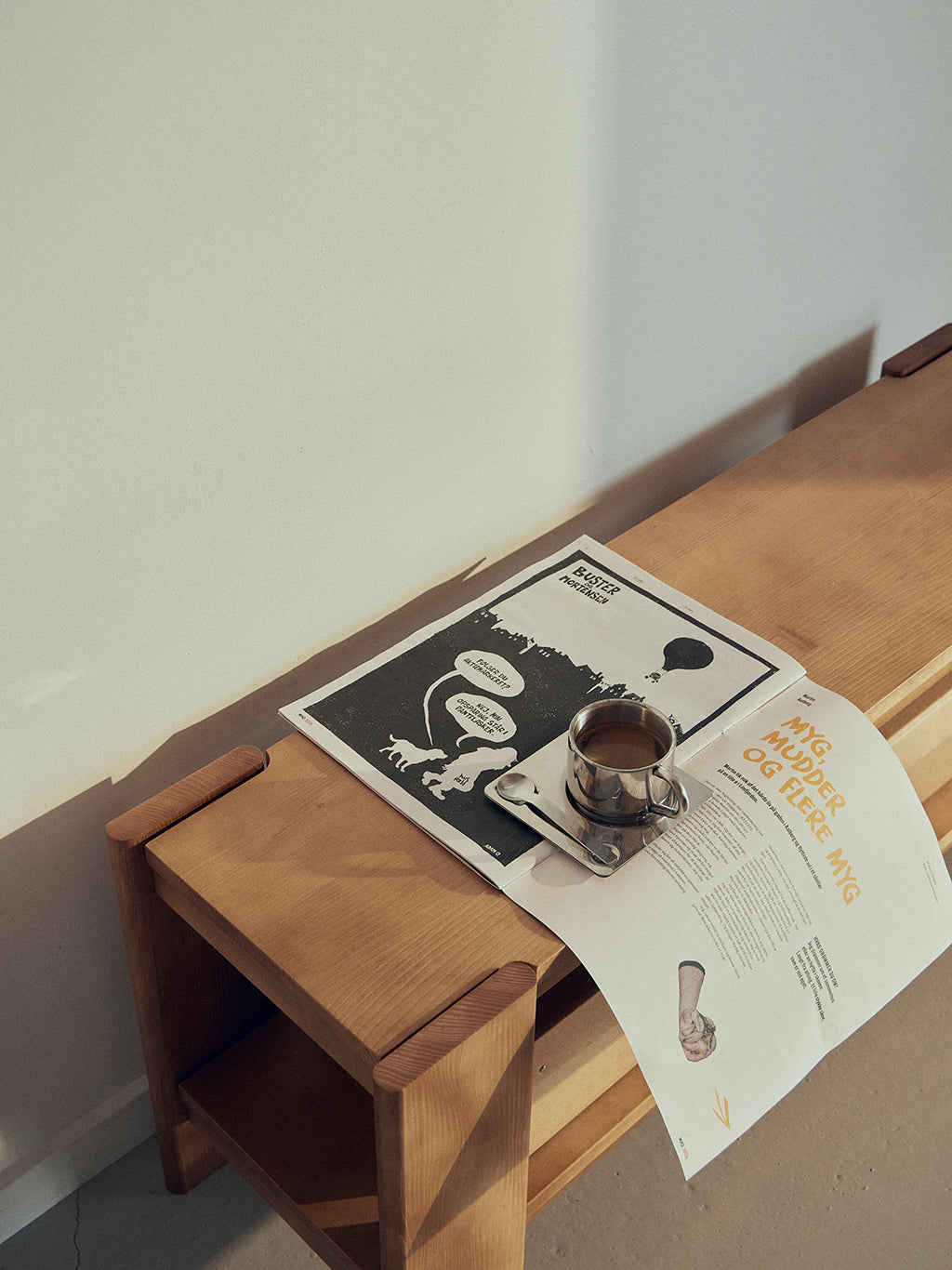 Beam Bench Deep Brown, Form & Refine