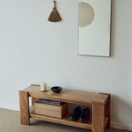 Beam Bench Deep Brown, Form & Refine