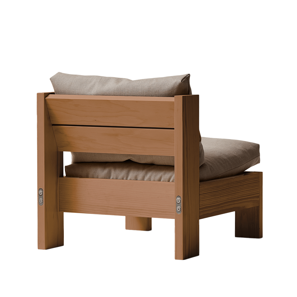 Icon Lounge Chair Deep Brown, Form & Refine