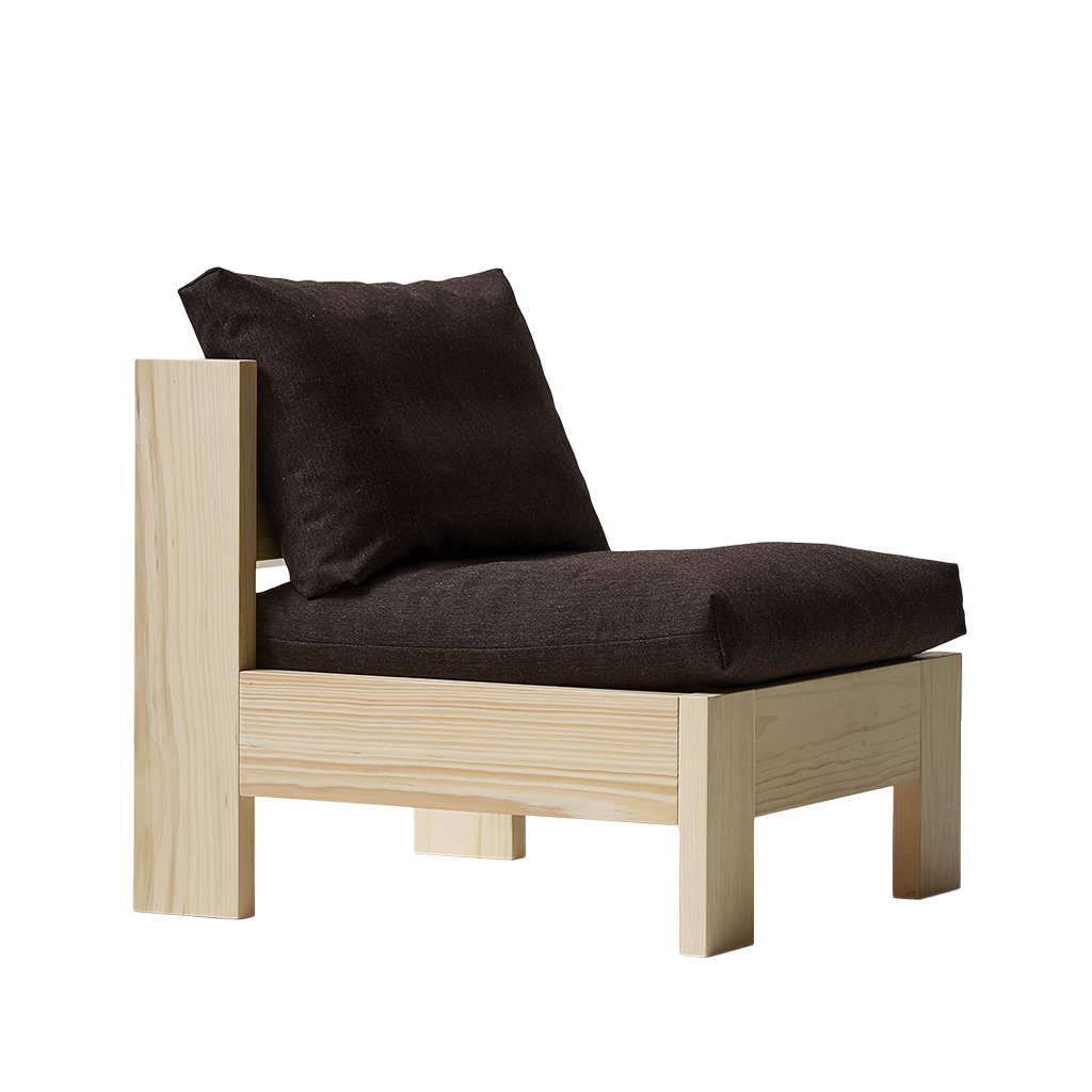 Icon Lounge Chair Natural, Form & Refine