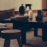 Farmhouse Coffee Table Square Dark Oak, Frama