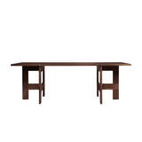 Farmhouse Trestle Table Dark Oak, Frama
