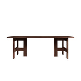 Farmhouse Trestle Table Dark Oak, Frama