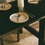 Farmhouse Trestle Table Dark Oak, Frama