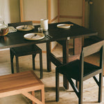Farmhouse Trestle Table Dark Oak, Frama