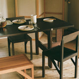 Farmhouse Trestle Table Dark Oak, Frama