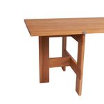 Farmhouse Trestle Table Oak, Frama