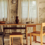 Farmhouse Trestle Table Oak, Frama