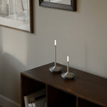Wick Table Lamp Small Aluminium, Graypants