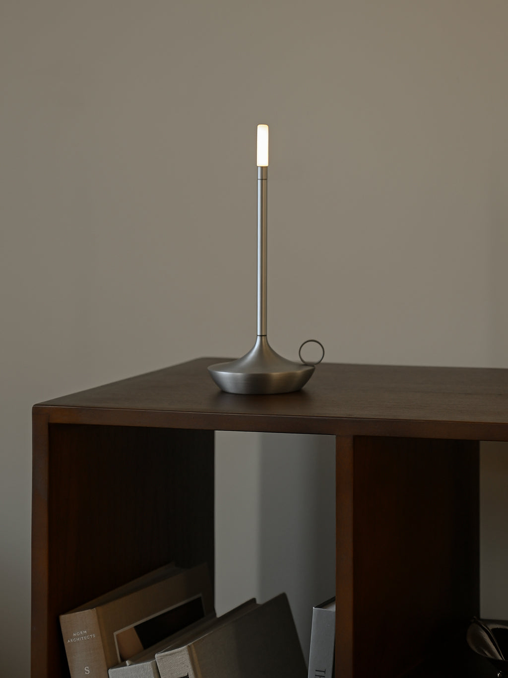 Wick Table Lamp Aluminium, Graypants