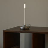 Wick Table Lamp Aluminium, Graypants
