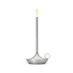 Wick Table Lamp Aluminium, Graypants