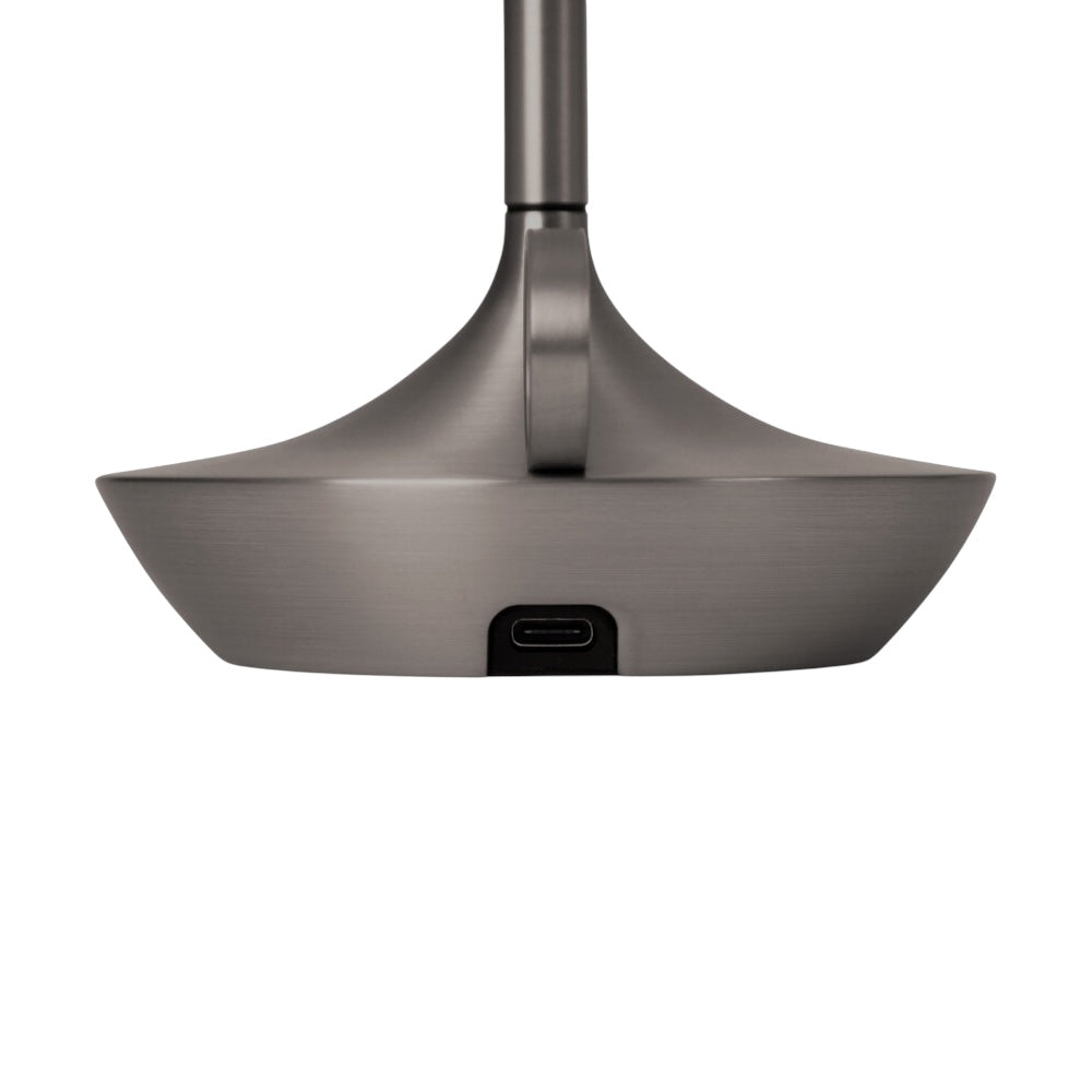 Wick Table Lamp Graphite, Graypants