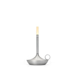 Wick Table Lamp Small Aluminium, Graypants