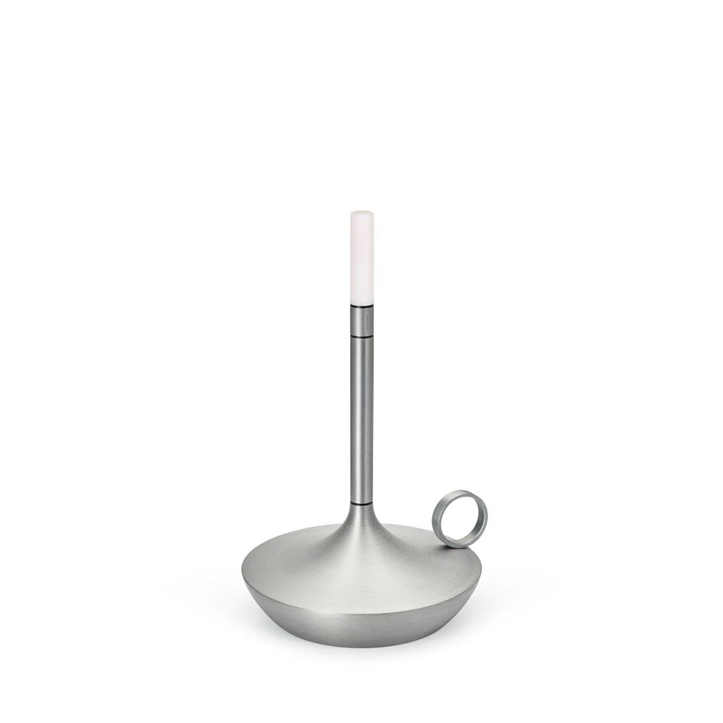 Wick Table Lamp Small Aluminium, Graypants