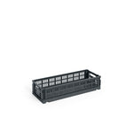 Colour Crate Mini Oblong Charcoal, HAY