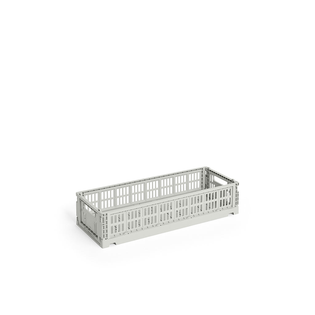 Colour Crate Mini Oblong Grey, HAY
