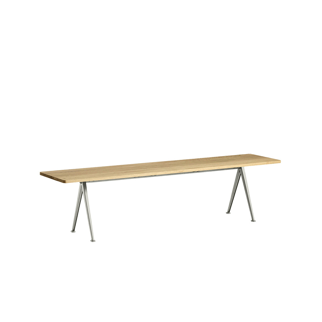 Pyramid Bench 12 Beige Frame, HAY