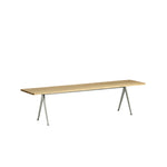 Pyramid Bench 12 Beige Frame, HAY