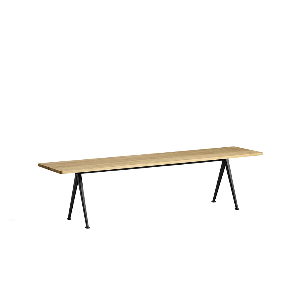 Pyramid Bench 12 Black Frame, HAY