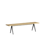 Pyramid Bench 12 Black Frame, HAY