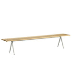 Pyramid Bench 12 Beige Frame, HAY