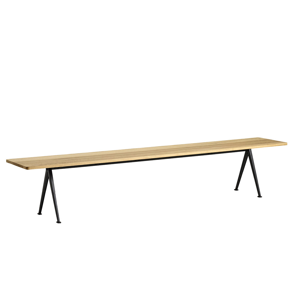 Pyramid Bench 12 Black Frame, HAY