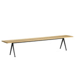 Pyramid Bench 12 Black Frame, HAY