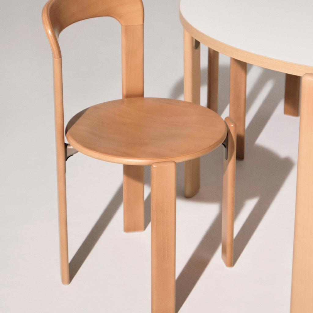 Rey Table Golden With Laminate Top, HAY