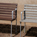Traverse Dining Bench With Armrests, HAY