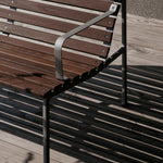 Traverse Lounge Bench With Armrests, HAY