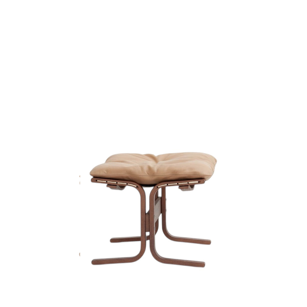 Siesta Classic Footstool Dark Vintage Cognac, LK Hjelle