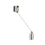 Daphine Parete Brushed Nickel, Lumina