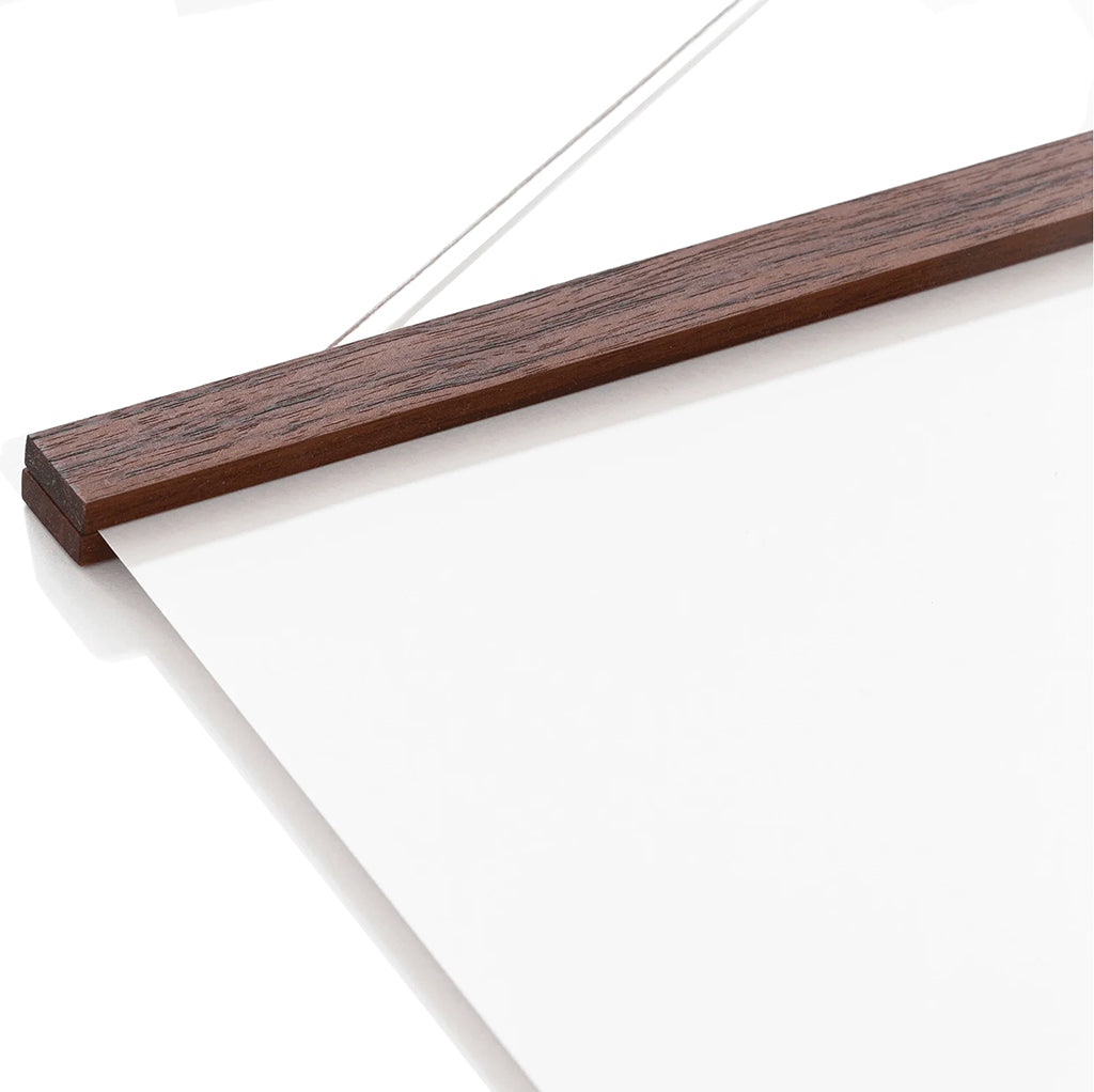 Magnetic Poster Hanger Walnut, Sofie Bernhagen