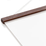 Magnetic Poster Hanger Walnut, Sofie Bernhagen
