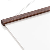 Magnetic Poster Hanger Walnut, Sofie Bernhagen