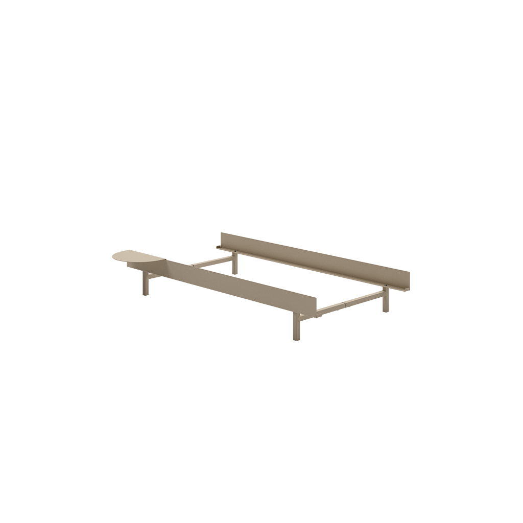 Single Bed Sand, 90 cm