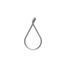 Key Ring Stainless Steel, Moebe