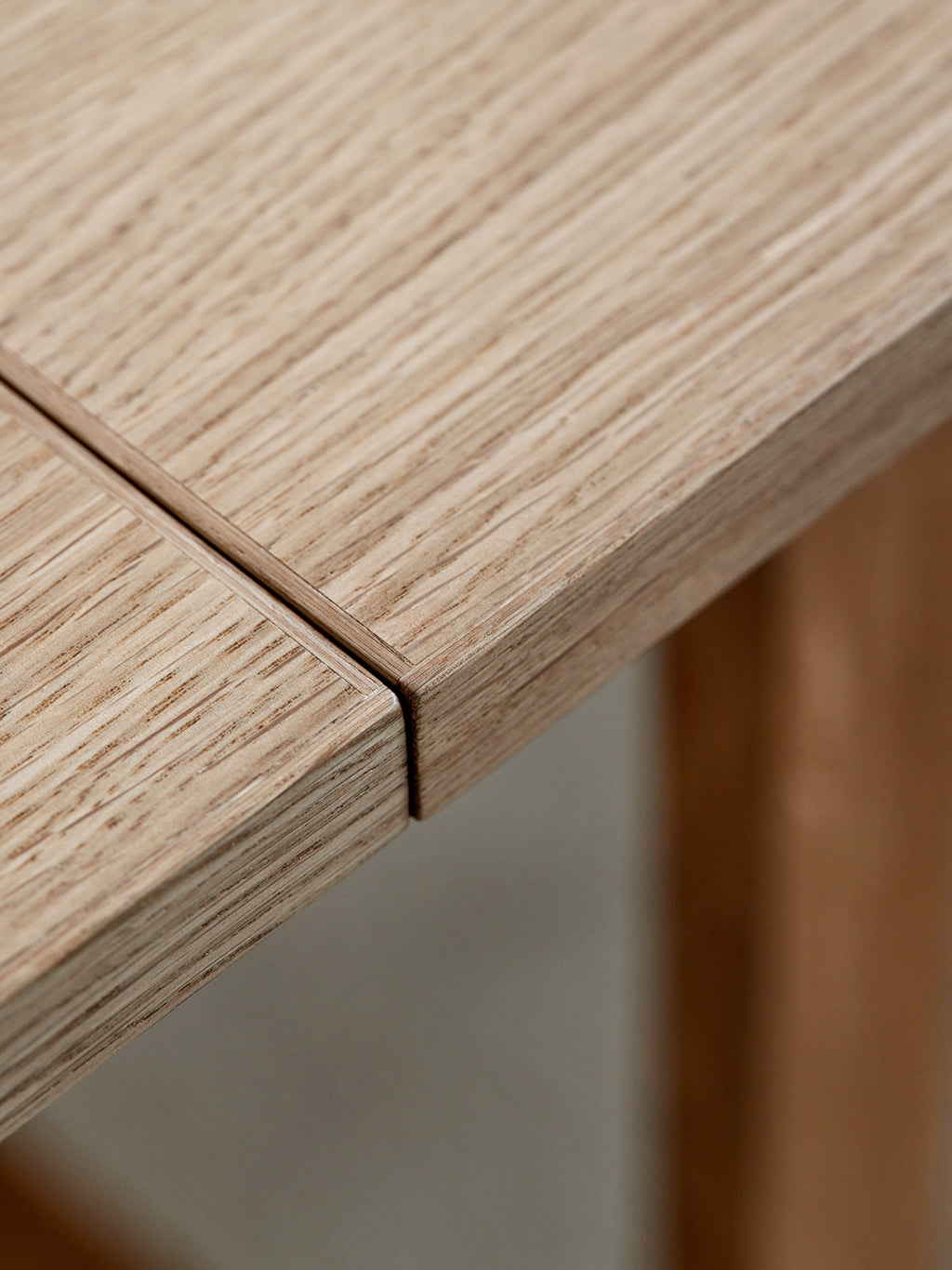 Rectangular Dining Table Oak Extension, Moebe